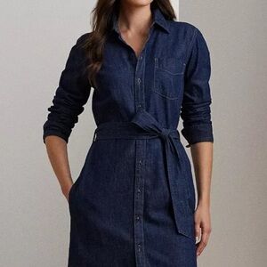 Ralph Lauren Indigo Denim Shirt dress